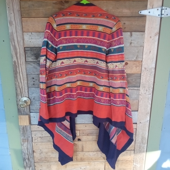 Women's Colorful Cardigan Sweater Size Small by Freeway - Picture 2 of 4